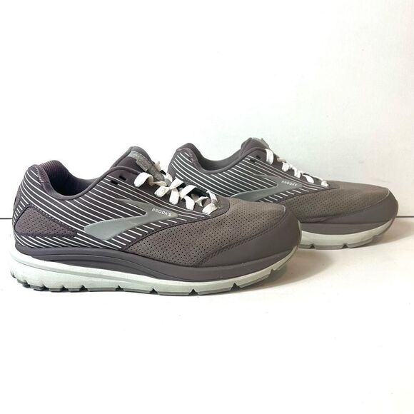 Brooks Running Women's Addiction Walking DNA WLK  Shoes Size 8.5 Wide Brown Low - Picture 1 of 10